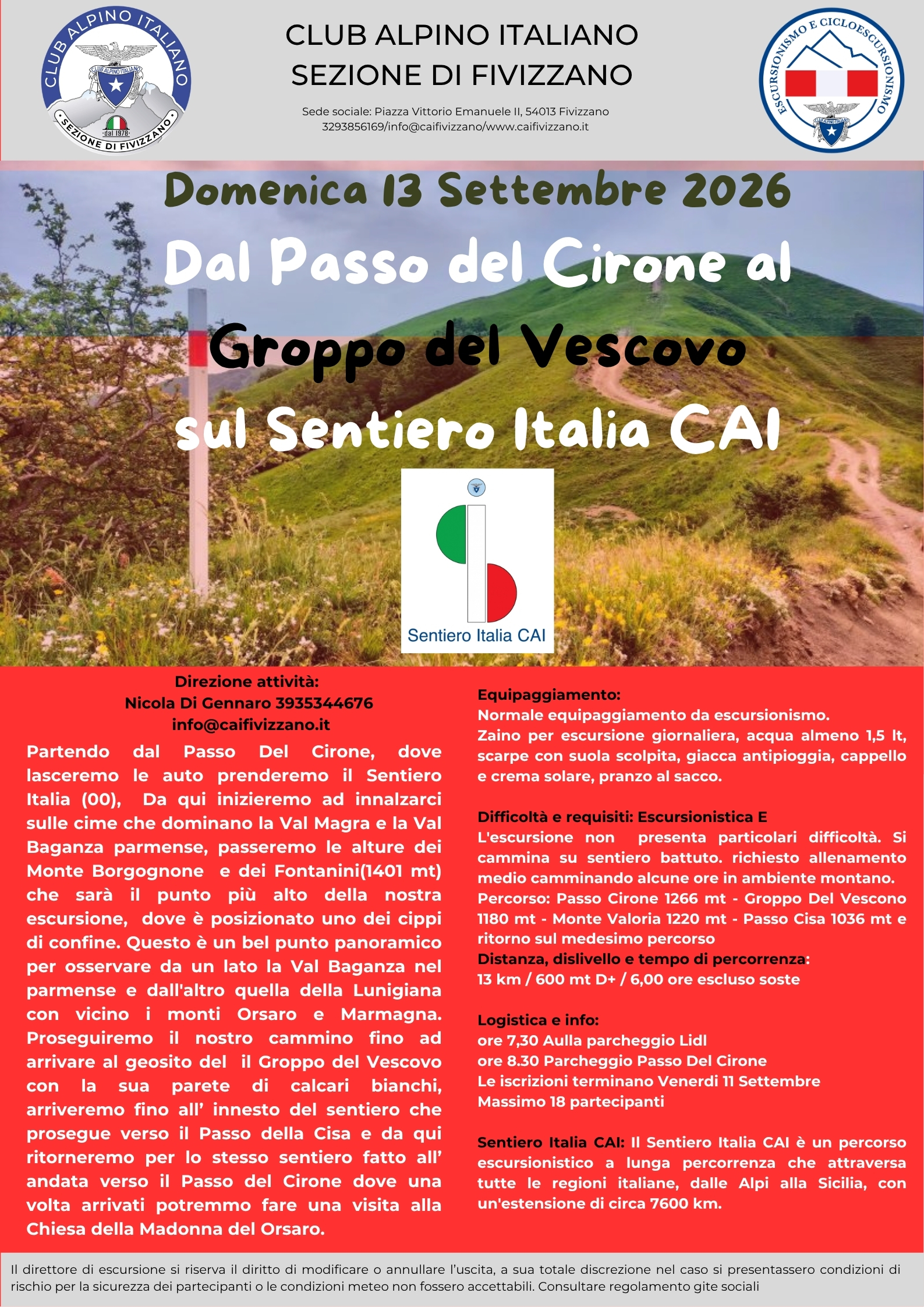 Passo del Cirone verso la Cisa 13072025